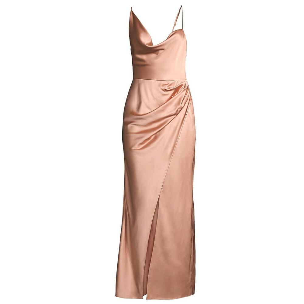 Significant Other Aria Dress in Nougat - Picture 2 of 10
